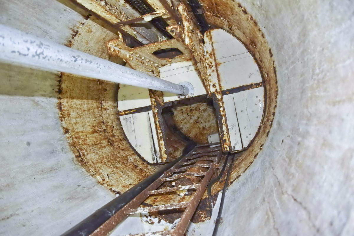 Ligne Maginot - OBERHEIDE - A14 - (Ouvrage d'infanterie) - Cloche GFM sud basse. - D.Froehly