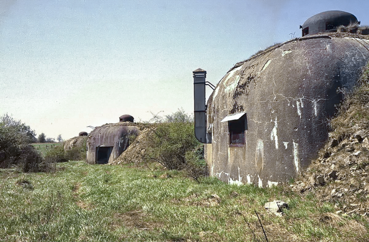 Ligne Maginot - PETIT REDERCHING - (Abri) - Les trois coffres d'entrée en enfilade - Denys