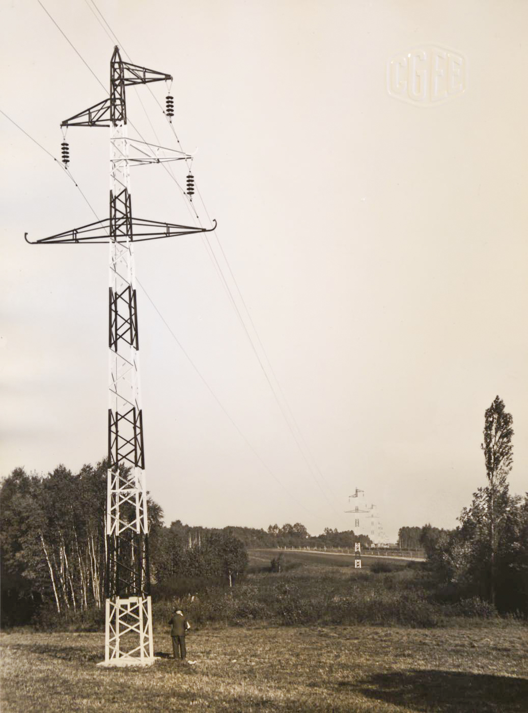 Ligne Maginot - VILLACOURT - (Infrastructures électriques) - Ligne CENE Villacourt - Heriménil (Luneville) - CGEE - Trindel