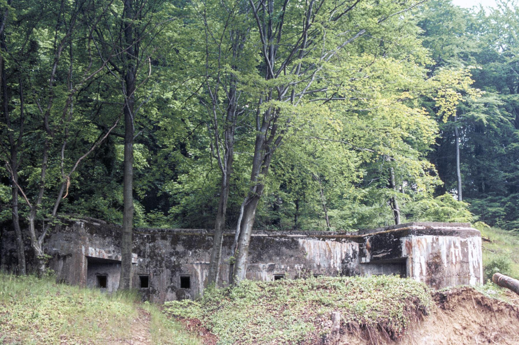 Ligne Maginot - BOIS DE LA COTE (169° RIF) - (PC de Sous-Secteur) - Le bâtiment principal - MANSUY Michel