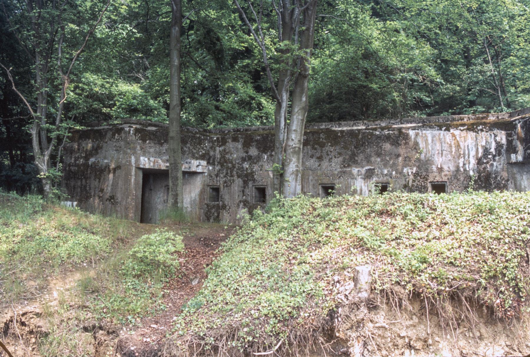 Ligne Maginot - BOIS DE LA COTE (169° RIF) - (PC de Sous-Secteur) - Le bâtiment principal - MANSUY Michel