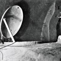Ligne Maginot - HACKENBERG - A19 - (Ouvrage d'artillerie) - Bloc 10
La tourelle de mortiers de 81 mm
Avant cuirasse, trappe d'accès