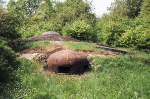 Ligne Maginot - GALGENBERG - A15 - (Ouvrage d'artillerie) - Bloc 3
Tourelle de mitrailleuses et cloche GFM