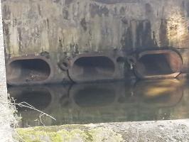 Ligne Maginot - HIRBACH - STANGENWALD (RETENUE DE) - (Inondation défensive) - Vue des sorties de siphons.