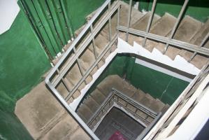 Ligne Maginot - IMMERHOF - A10 - (Ouvrage d'infanterie) - Bloc 1
Cage d'escalier depuis les dessous 