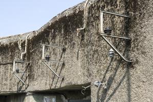 Ligne Maginot - IMMERHOF - A10 - (Ouvrage d'infanterie) - Bloc d'entrée
Supports d'antenne 