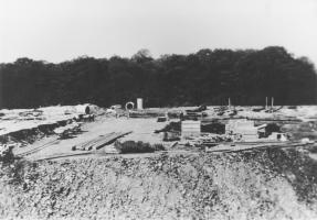Ligne Maginot - IMMERHOF - A10 - (Ouvrage d'infanterie) - Photo de la construction de l'ouvrage
Vue du chantier, un depot