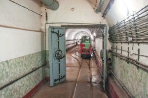 Ligne Maginot - HACKENBERG - A19 - (Ouvrage d'artillerie) - Bloc 9
Gare intermédiaire vue depuis le sas d'entrée du bloc