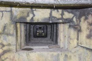 Ligne Maginot - SENTZICH - A16 - (Ouvrage d'infanterie) - Casemate sud
Créneau Jumelage mitrailleuses