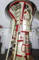 Ligne Maginot - SENTZICH - A16 - (Ouvrage d'infanterie) - Tourelle mitrailleuse
Etage intermédiaire
Vue globale fût pivot et échelle d'accès à la chambre de tir