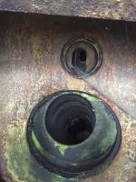 Ligne Maginot - METRICH - A17 - (Ouvrage d'artillerie) - Bloc 1
Emplacement du canon de 75mm