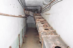 Ligne Maginot - METRICH - A17 - (Ouvrage d'artillerie) - Bloc 1
Le convoyeur à rouleaux pour l'évacuation des douilles
