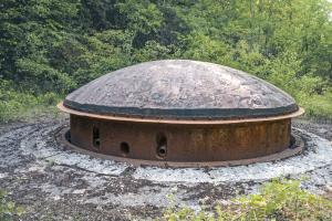 Ligne Maginot - METRICH - A17 - (Ouvrage d'artillerie) - Bloc 10
Tourelle de 75-33