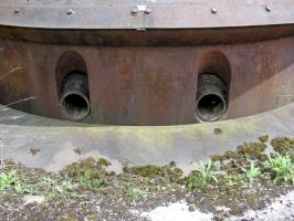Ligne Maginot - METRICH - A17 - (Ouvrage d'artillerie) - Bloc 11
Embrasures de la tourelle obusiers de 135.