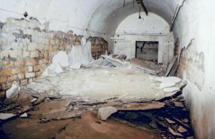 Ligne Maginot - METRICH - A17 - (Ouvrage d'artillerie) - La caserne 
Soulèvement du radier sous la poussée de l'anhydrite 