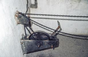 Ligne Maginot - METRICH - A17 - (Ouvrage d'artillerie) - Entrée munitions
Le sas du pont à effacement latéral
