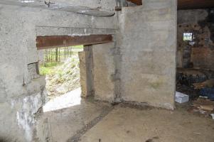 Ligne Maginot - CEZF-217 - BELLE FONTAINE - (Blockhaus lourd type STG / STG-FCR - Simple) - A l'intérieur:
L'entrée pour le canon antichar