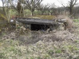 Ligne Maginot - MM273 - LE RATENTOUT EST - (Casemate d'artillerie) - Vue du créneau de tir pour le 75 mm Modèle 1897 