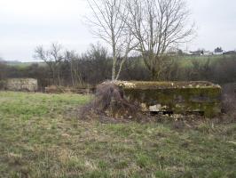 Ligne Maginot - MM272 - Le RATENTOUT Ouest (Casemate d'artillerie) - Vue sur le bloc Est
Au premier plan figure le bloc de Ratentout Ouest 