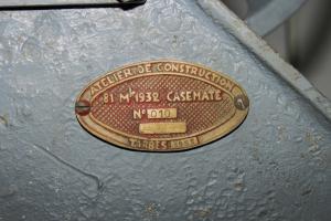 Ligne Maginot - LAUDREFANG - A37 - (Ouvrage d'infanterie) - Bloc 3
Plaque du constructeur