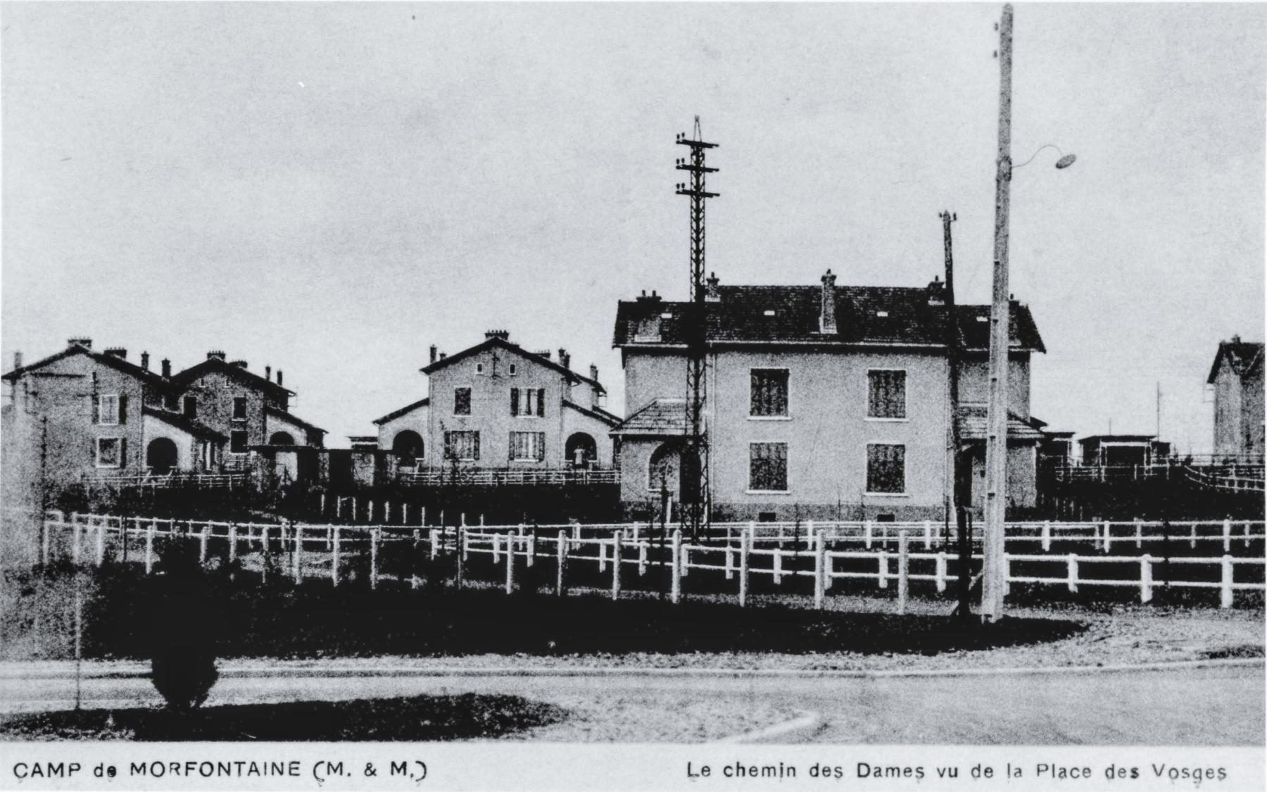 Ligne Maginot - MORFONTAINE - (Cité cadres) - Le Chemin des Dames vu de la place des Vosges - Inconnu - Carte postales Lirot