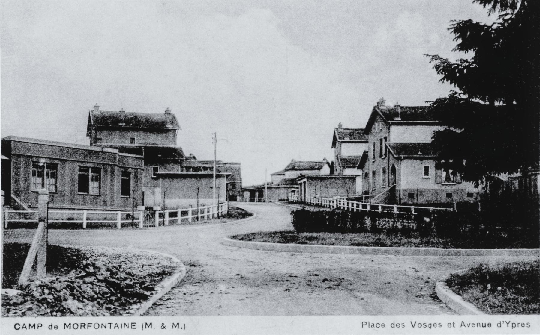 Ligne Maginot - MORFONTAINE - (Cité cadres) - La place des Vosges et l'avenue d'Ypres - Inconnu - Carte postales Lirot