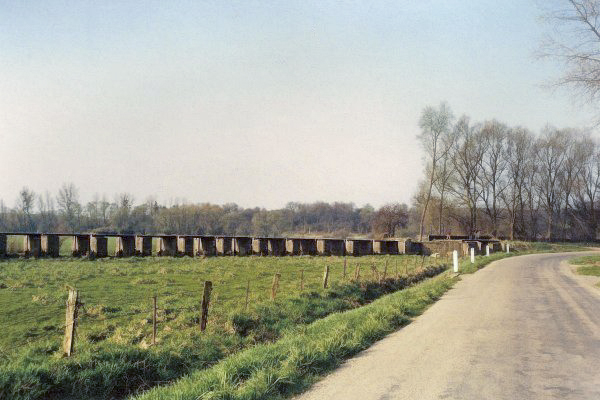 Ligne Maginot - GOMELANGE - (Inondation défensive) - L'ouvrage de vidange avant sa destruction - AALMA - Lignemaginot.com