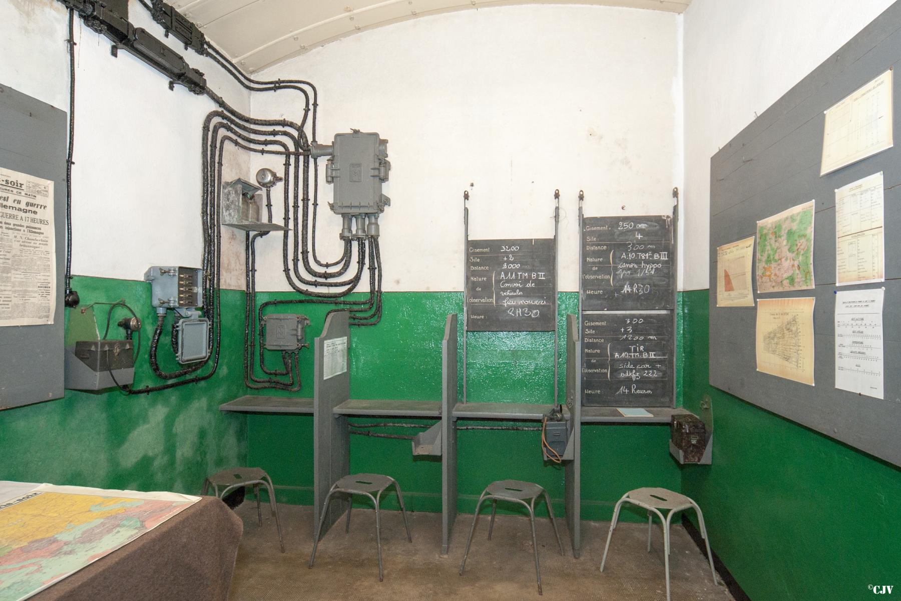 Ligne Maginot - IMMERHOF - A10 - (Ouvrage d'infanterie) - Le PC de l'ouvrage - Lia VERMEULEN