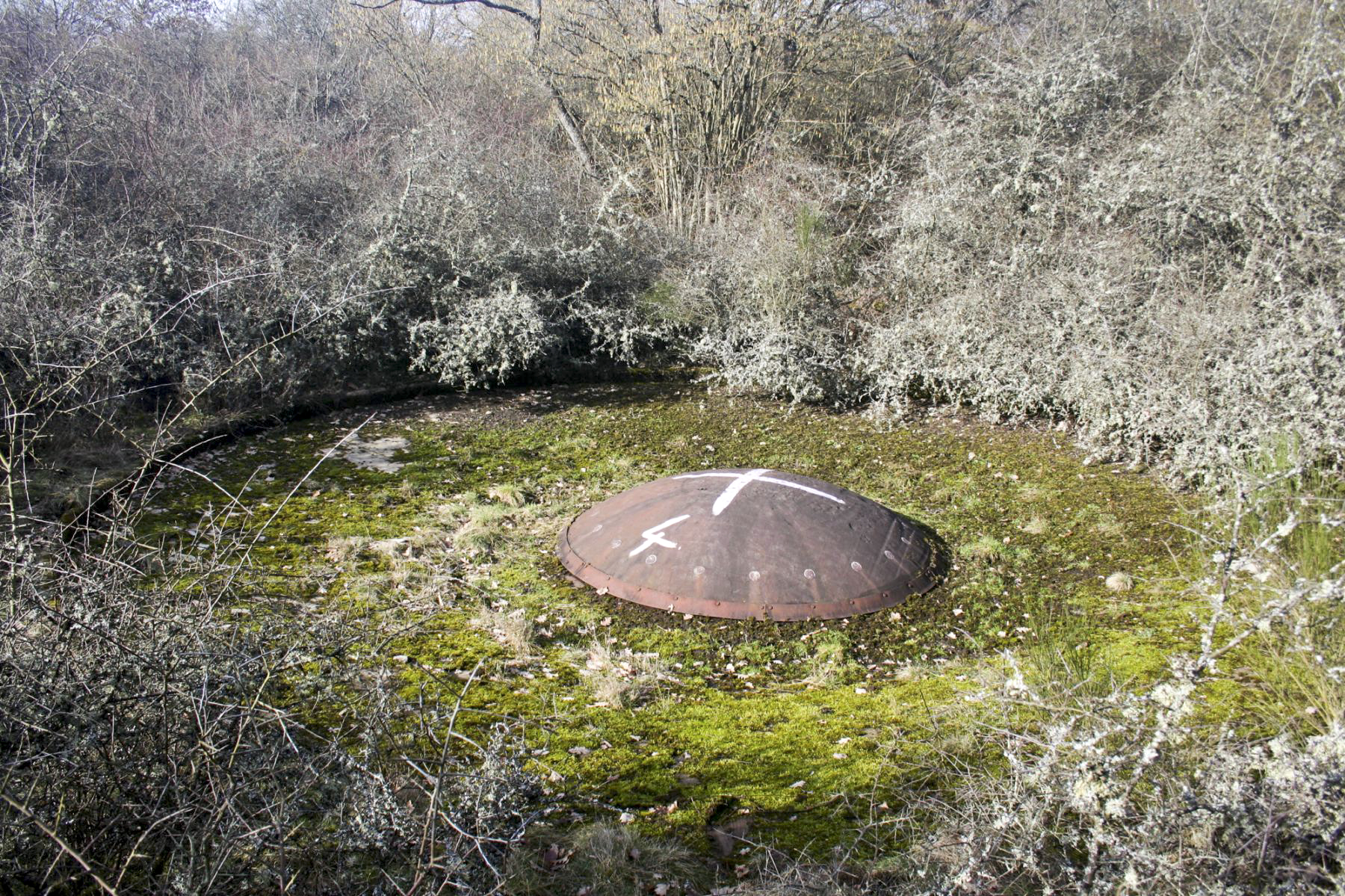 Ligne Maginot - SOETRICH - A11 - (Ouvrage d'artillerie) - Bloc 4
La tourelle de 135 - Michel Teiten