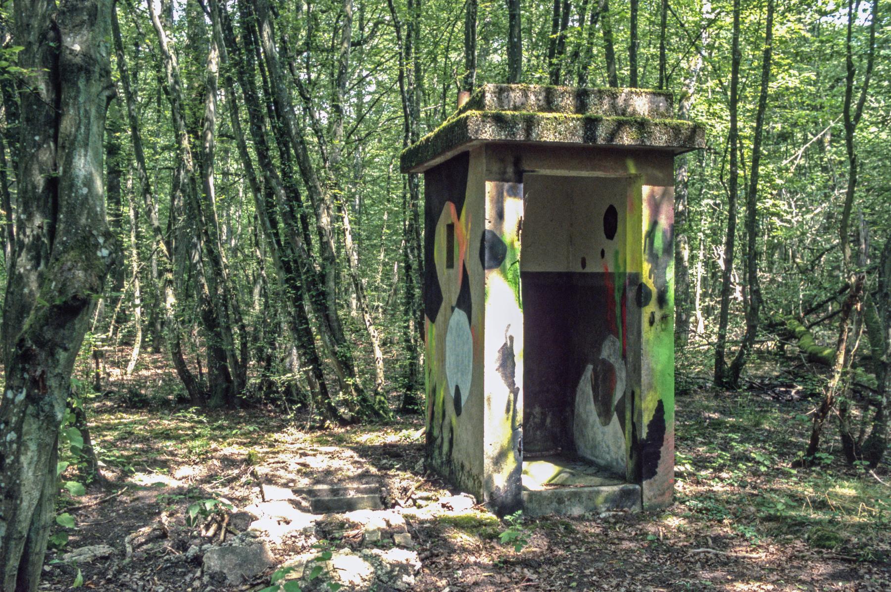 Ligne Maginot - SOETRICH - (Casernement) - La latrine
La couleur n'est pas réglementaire - MANSUY Michel