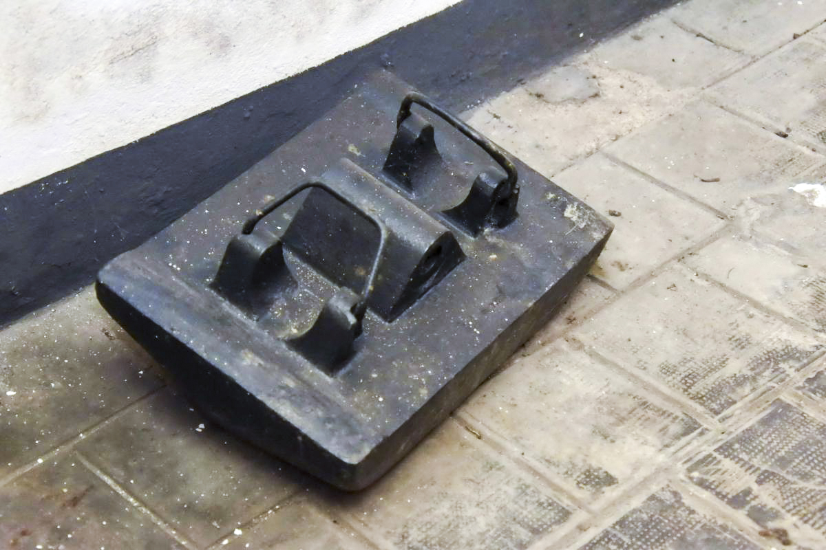 Ligne Maginot - SENTZICH - A16 - (Ouvrage d'infanterie) - Tampon obturateur de créneau - D.Froehly
