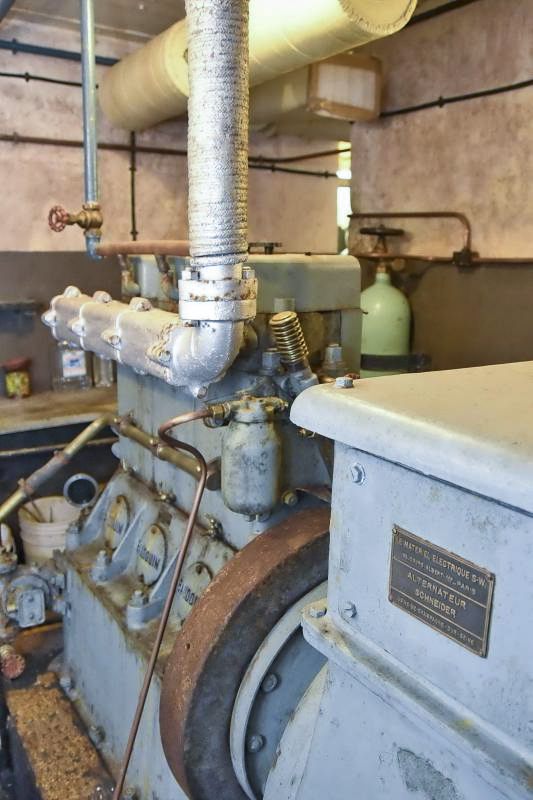 Ligne Maginot - SENTZICH - A16 - (Ouvrage d'infanterie) - Moteur BAUDOUIN 3 cylindres DB3 - D.Froehly