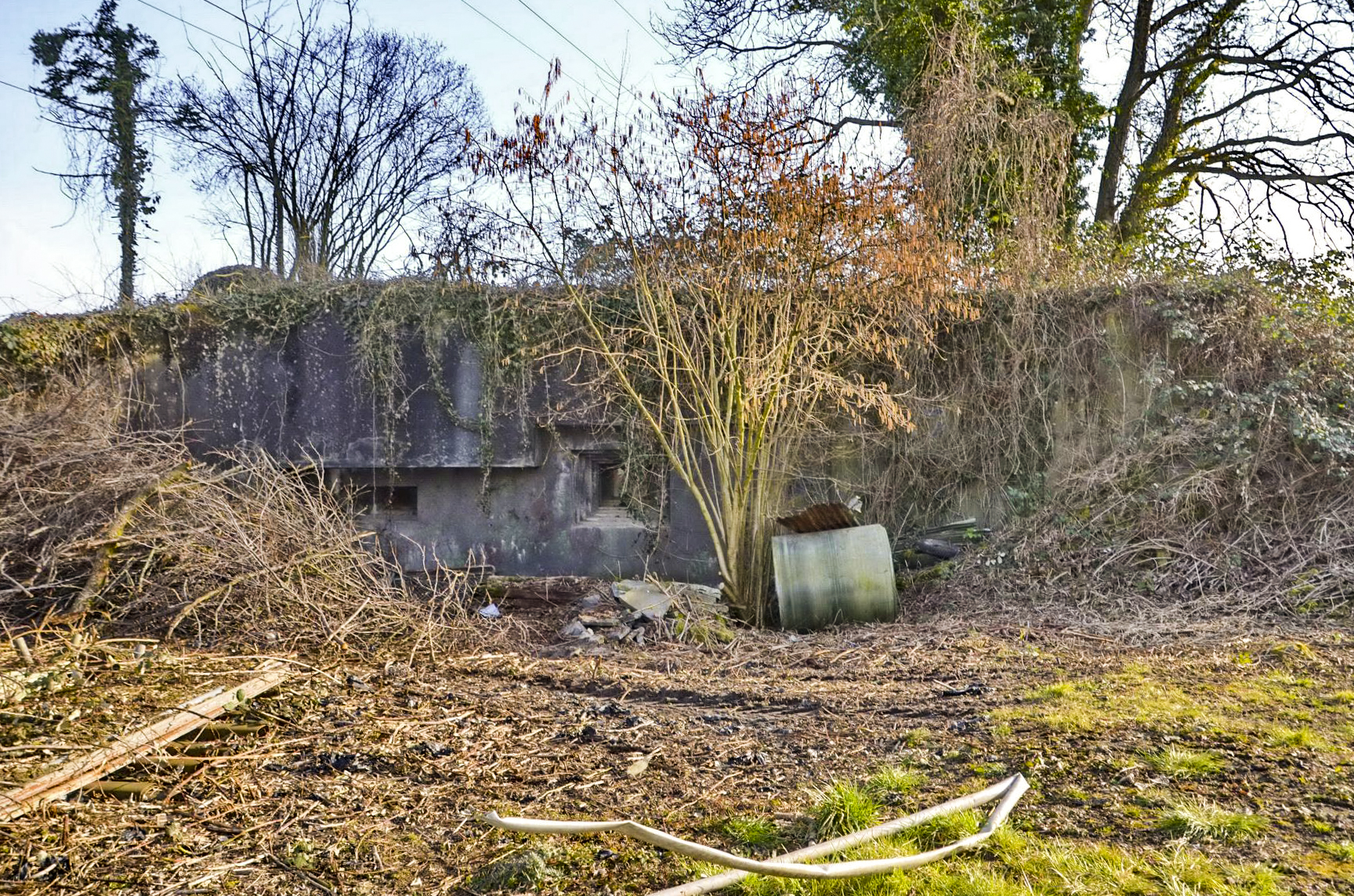 Ligne Maginot - 34/2 - CHALAMPE NORD OUEST - (Casemate d'infanterie - Double) - Façade nord et ses créneaux - D. Froehly