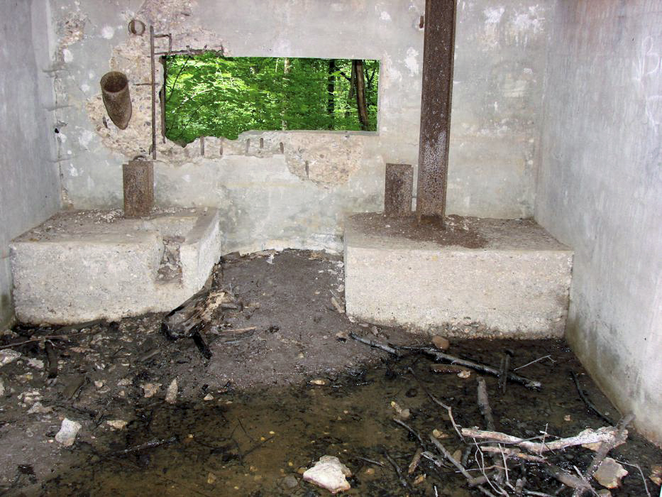 Ligne Maginot - METRICH - (Blockhaus pour canon) - L'intérieur. - Schnoupf