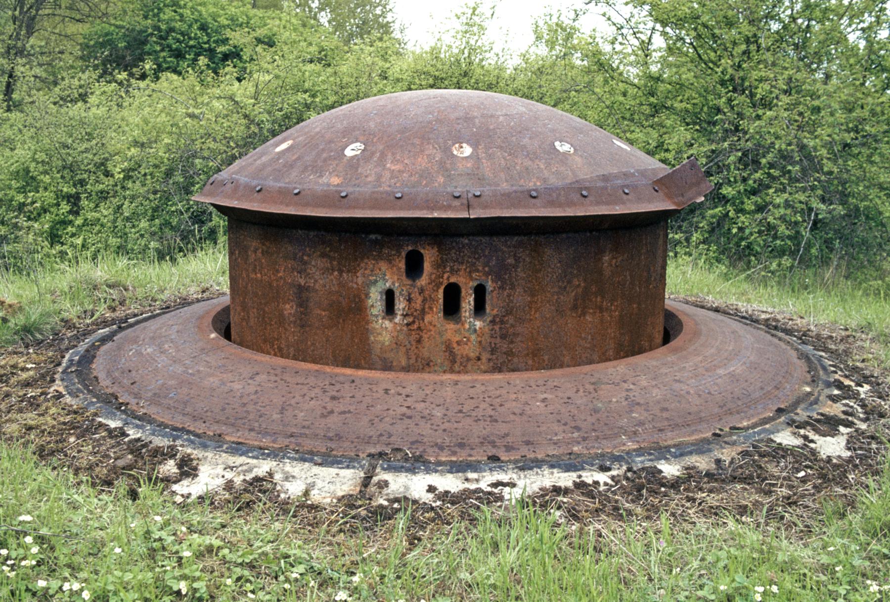 Ligne Maginot - OBERHEIDE - A14 - (Ouvrage d'infanterie) - La tourelle de mitrailleuses - MANSUY Michel