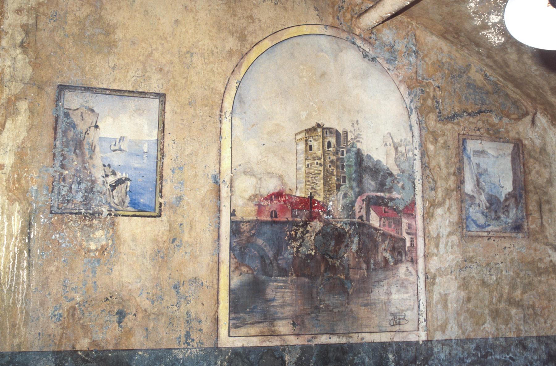 Ligne Maginot - MOLVANGE - A9 - (Ouvrage d'artillerie) - Bloc 2
Peinture murale dans le PC de l'ouvrage - MANSUY Michel