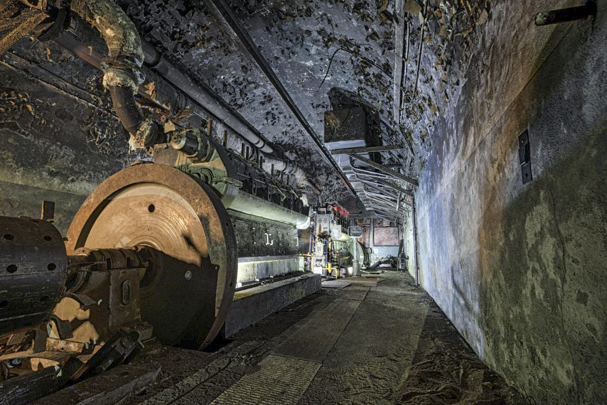 Ligne Maginot - METRICH - A17 - (Ouvrage d'artillerie) - L'usine électrique qui fournissait l'ouvrage en électricité en cas de défaut d'alimentation du réseau civil. - Patrimoine en Images