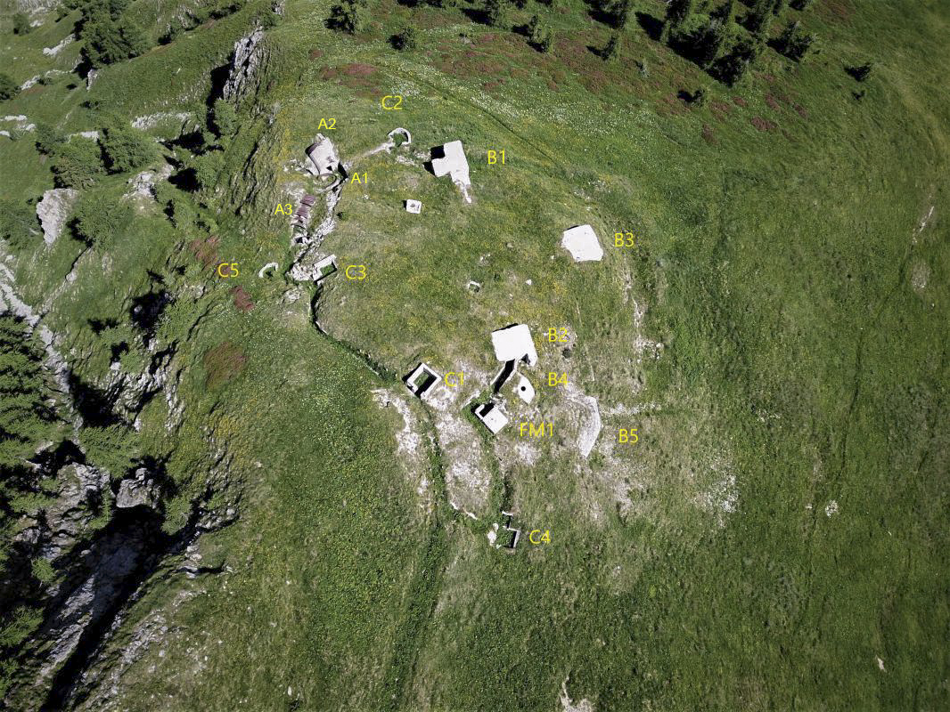 Ligne Maginot - COL DE RAUS (CR) - (Ouvrage d'infanterie) -  - ELLENA - CUNY