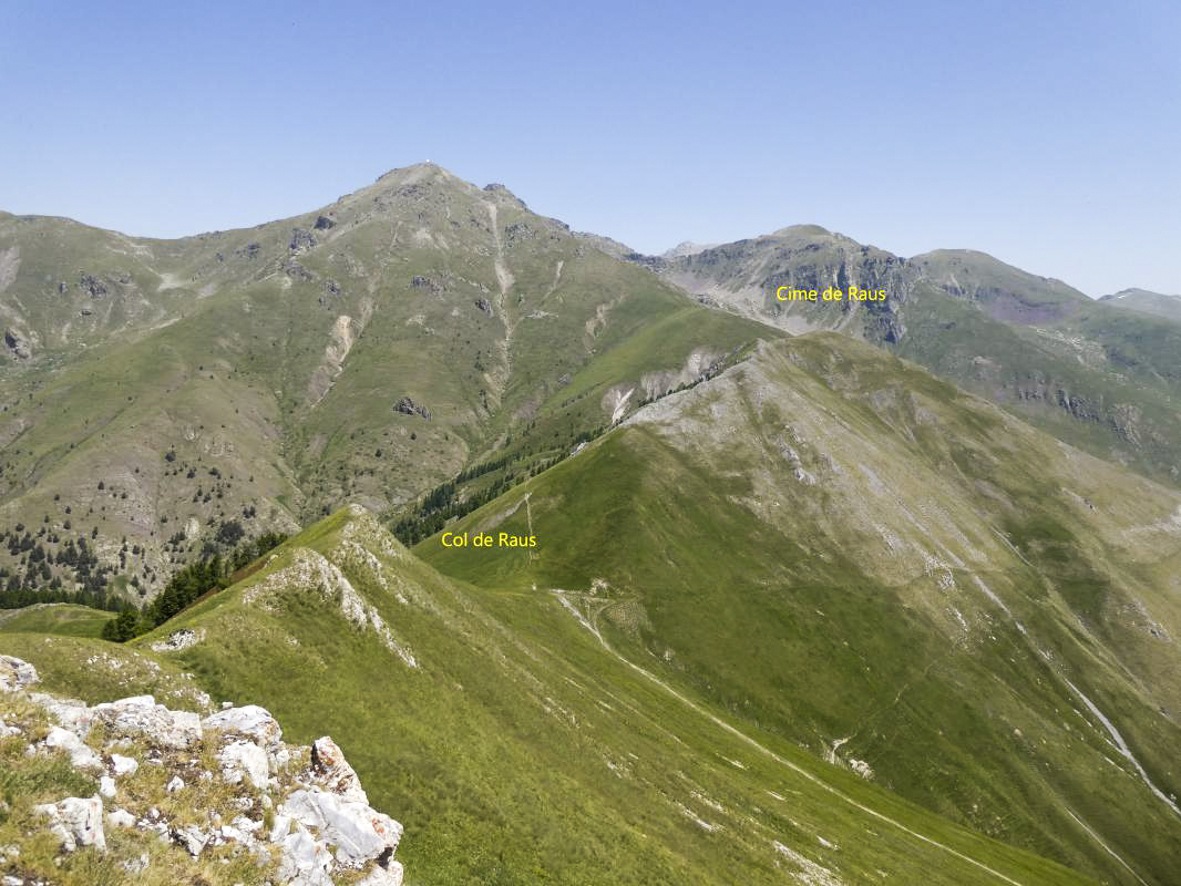 Ligne Maginot - COL DE RAUS (CR) - (Ouvrage d'infanterie) - Localisation de l'ouvrage - ELLENA - CUNY