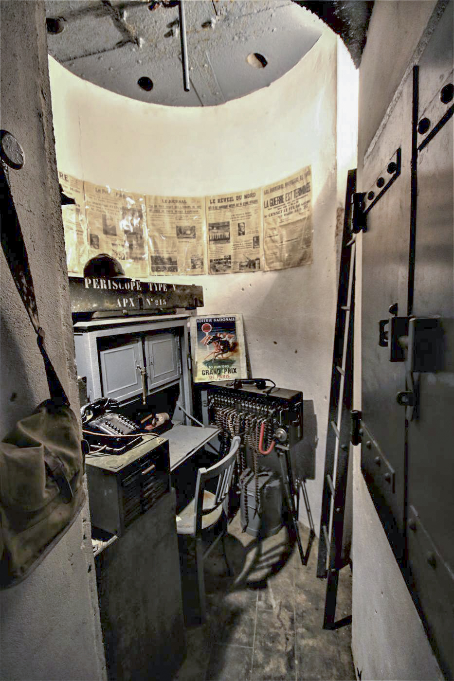 Ligne Maginot - MC29B - MC21 - (Casemate d'infanterie - double) - Puits de la cloche GFM non posée - Michel & Philippe ZIMMER