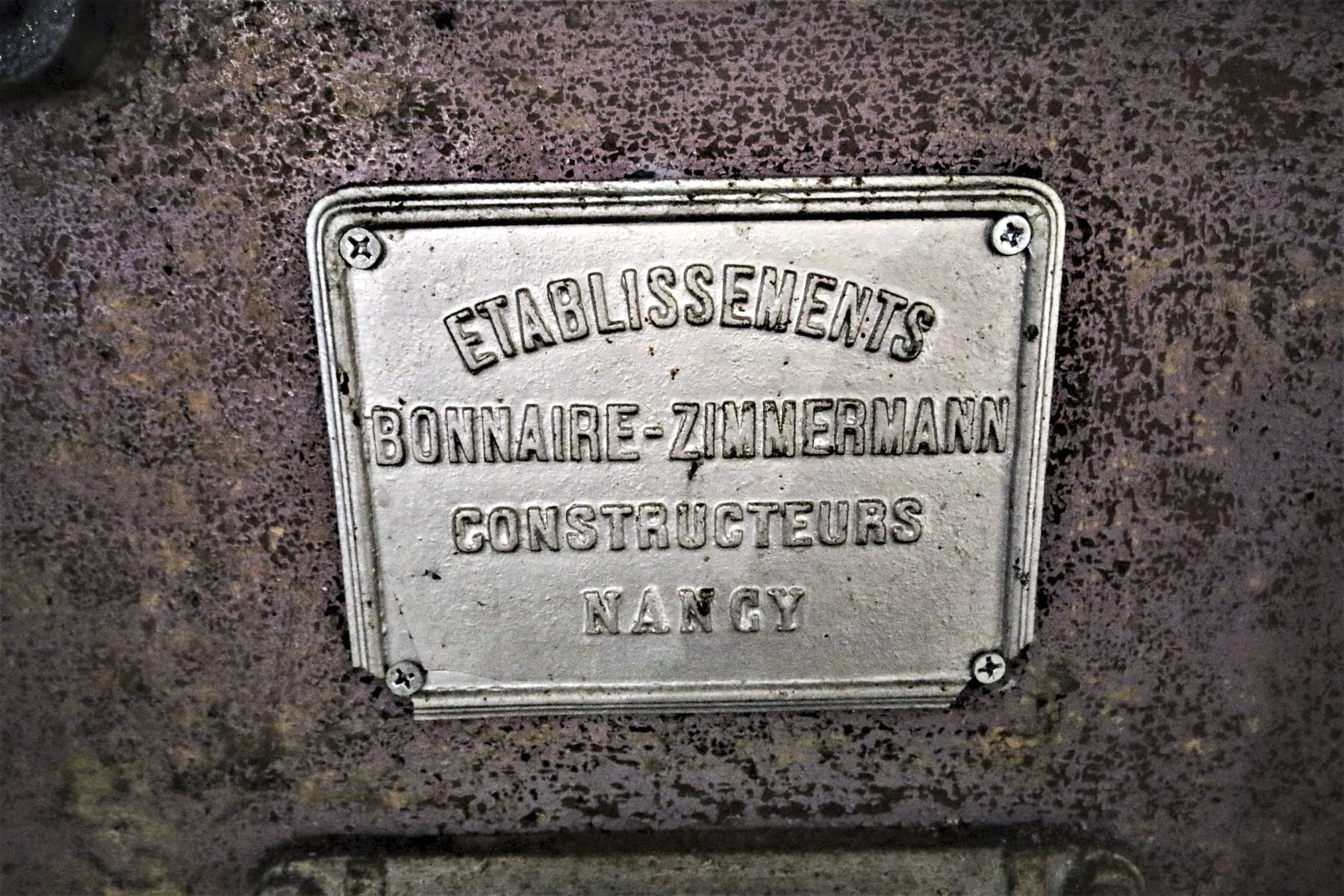Ligne Maginot - MC29B - MC21 - (Casemate d'infanterie - double) - Cuisinière Bonnaire-Zimmermann - Michel & Philippe ZIMMER