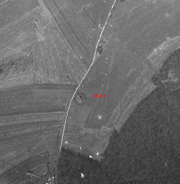 Ligne Maginot - DB42 - PETITE BONDE - (Blockhaus pour arme infanterie) - Vue aérienne de mars 1940 - IGN - Géoportail 1940