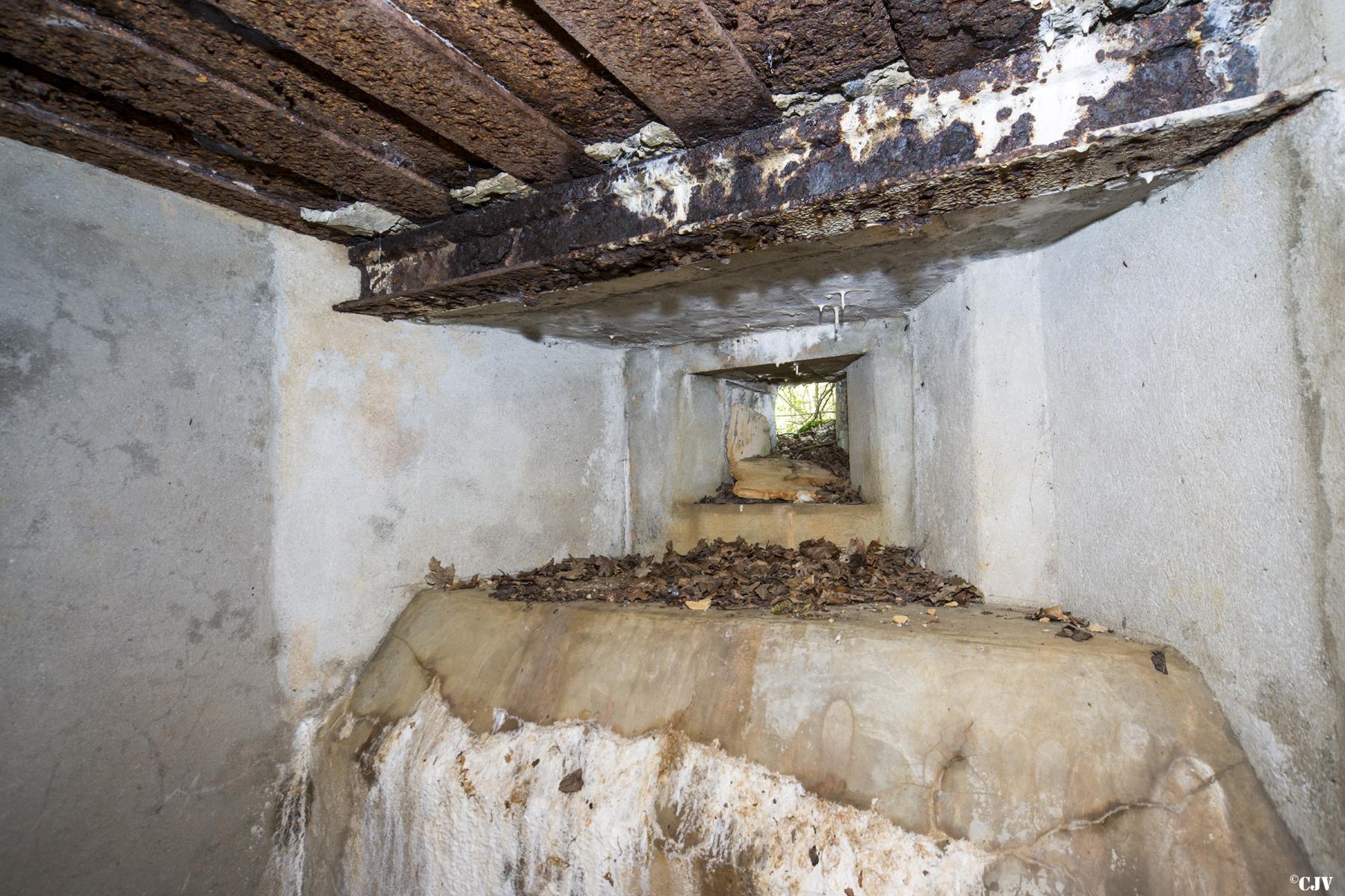 Ligne Maginot - DB330 - BOIS DE LA HEURETTE CENTRE - (Blockhaus pour arme infanterie) - Créneau latéral - Lia VERMEULEN