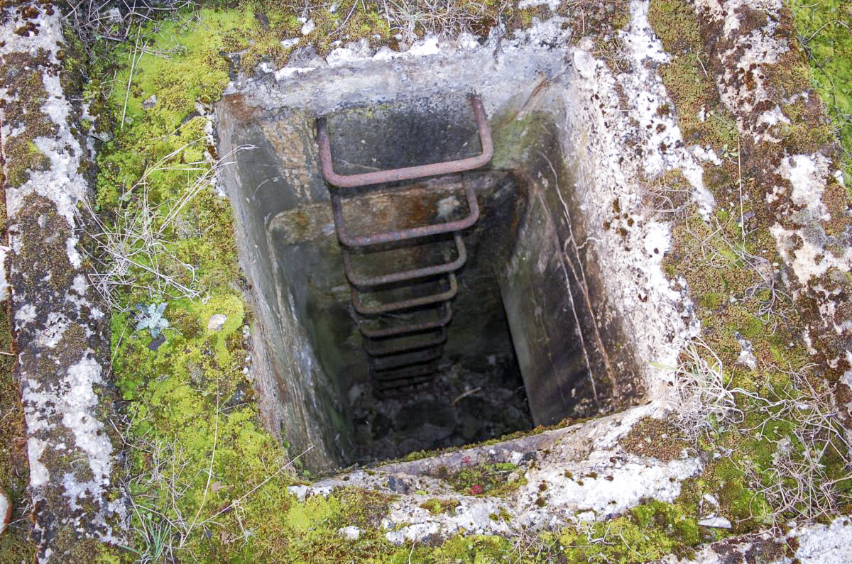 Ligne Maginot - DT261 - FROIDCUL EST - (Cuve pour arme d'infanterie) - le puits d'accès - Christian RICHON / Devoitine520