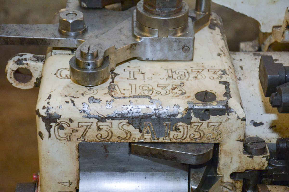 Ligne Maginot - Canons de 75 mle 33 pour tourelle - Jumelage de pièces de 75 mle 33 destiné au montage dans la tourelle de 75 33.
Culasse