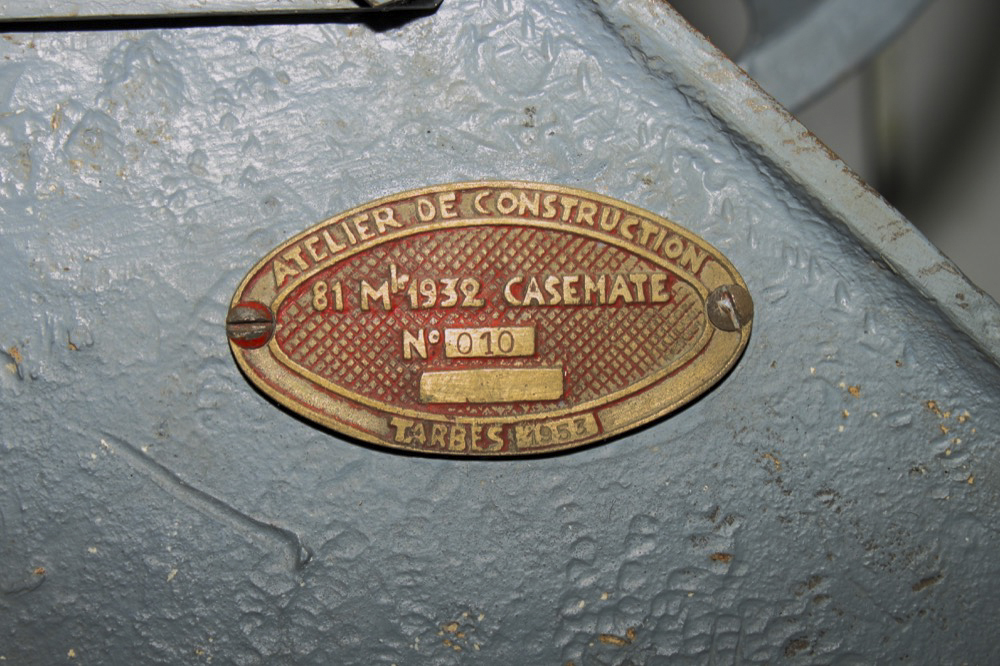 Ligne Maginot - LAUDREFANG - A37 - (Ouvrage d'infanterie) - Bloc 3
Plaque du constructeur