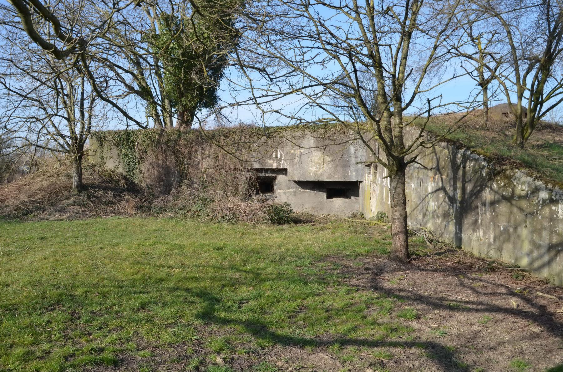 Ligne Maginot - 34/2 - CHALAMPE NORD OUEST - (Casemate d'infanterie - Double) - Façade sud et ses créneaux - D. Froehly