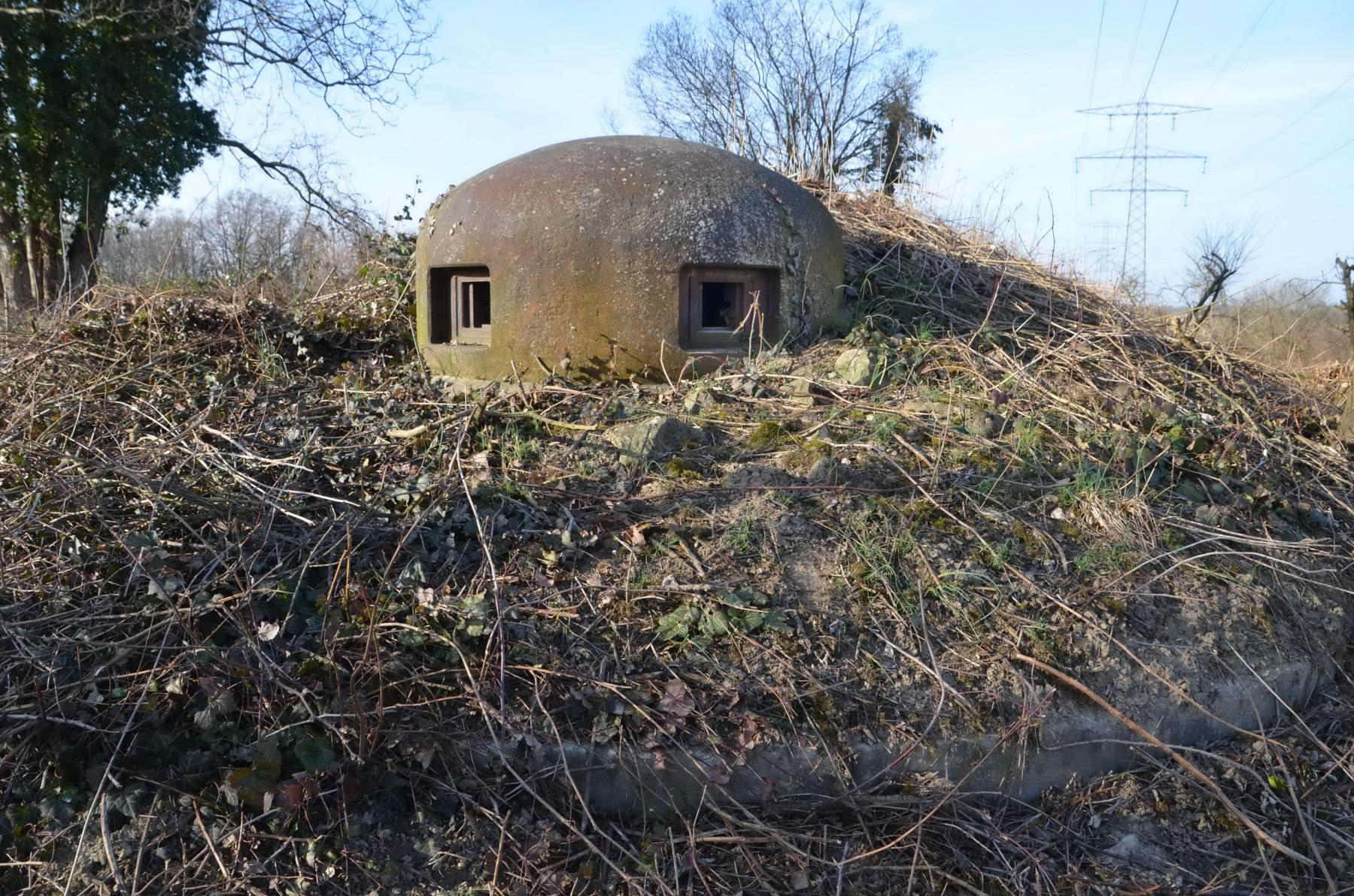 Ligne Maginot - 34/2 - CHALAMPE NORD OUEST - (Casemate d'infanterie - Double) - Cloche GFM sud - D. Froehly