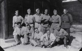 Ligne Maginot - ISING (FERANGE) - (Camp de sureté) - Les recrues au camp d'Ising - Férange en avril 1938
