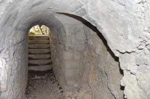 Ligne Maginot - CASTES RUINES 1 - (Observatoire d'infanterie) - Couloir entre les deux tranchées
L'entrée nord